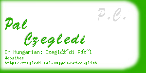 pal czegledi business card